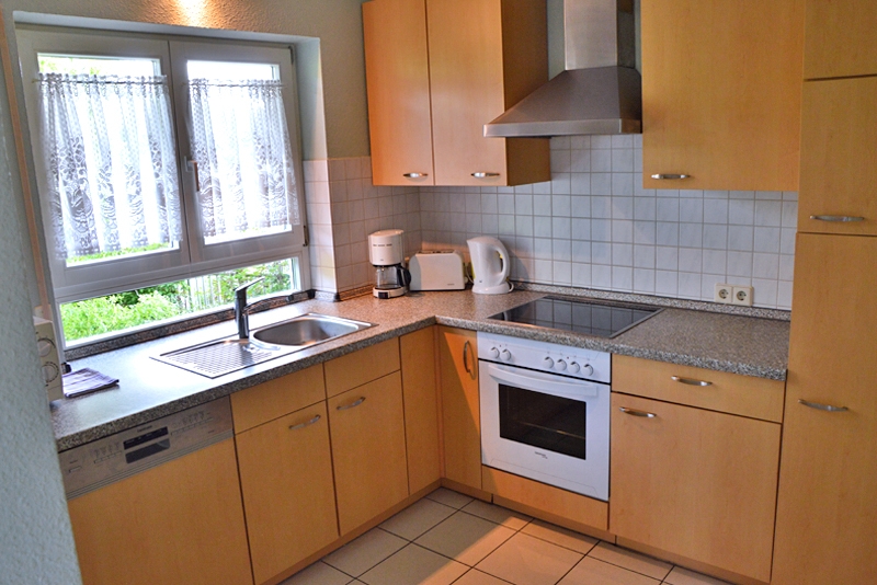 Ferienhof Straub Sasbach Ferienwohnung Panorama-Blick Küche